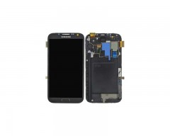 Samsung Note2 LCD and Digitizer with Frame Black (7105)